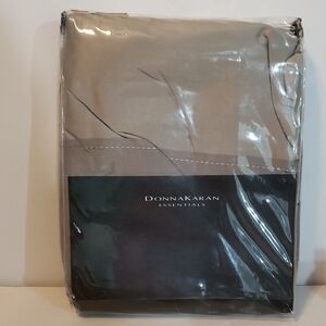 Donna Karan Essentials Neutral Gray Duvet Cover Full